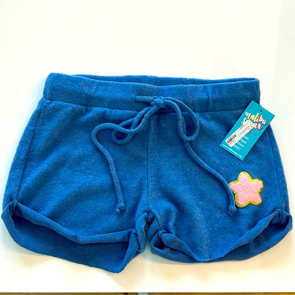 COPY - Blue Malibu, sugar size 10 shorts with star